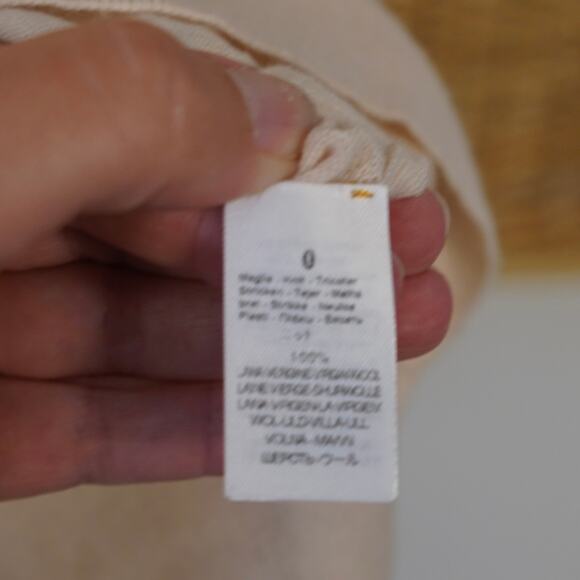 Forte Forte Long Sleeve V Neck Pullover Sweater‎ White Womens wool Size 0 - Picture 4 of 4